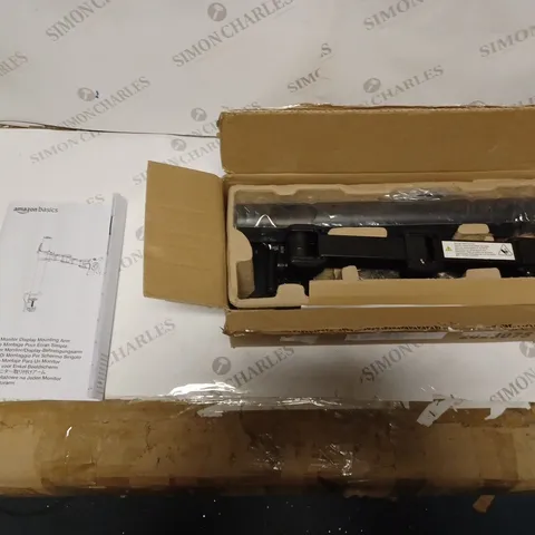 AMAZON BASICS SINGLE MONITOR DISPLAY MOUNTING ARM