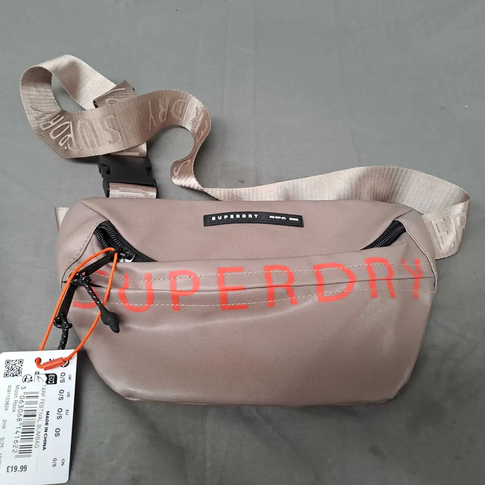 SUPERDRY BEIGE BUM BAG 