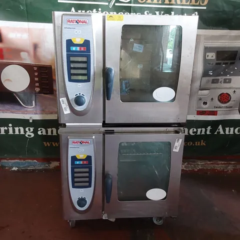 RATIONAL SCC61 DOUBLE COMMERCIAL COMBI OVEN