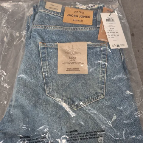 JACK & JONES BAGGY ALEX JEANS – DENIM, UK 32/34
