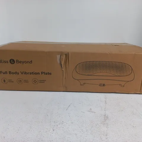 BLISS & BEYOND FULL BODY VIBRATION PLATE IN BLACK 