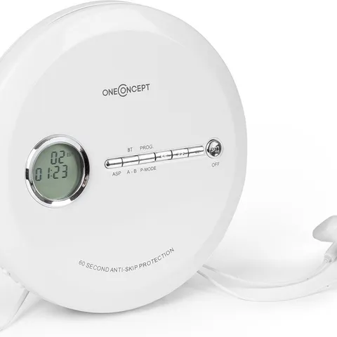 BOXED ONECONCEPT CDC 100 MP3 DISCMAN CD PLAYER SHOCKPROOF ESP MICRO-USB