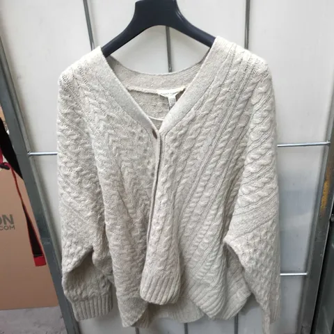  SEA SALT CORNWALL CREAM CABLE KNIT CARDIGAN – UK 26-28 (EU 54-56, US 22-24) 