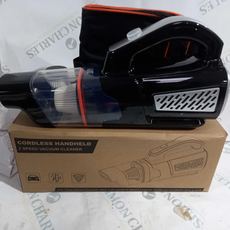 BOXED CORDLESS HANDHELD2 SPEED VACUUM CLEANER