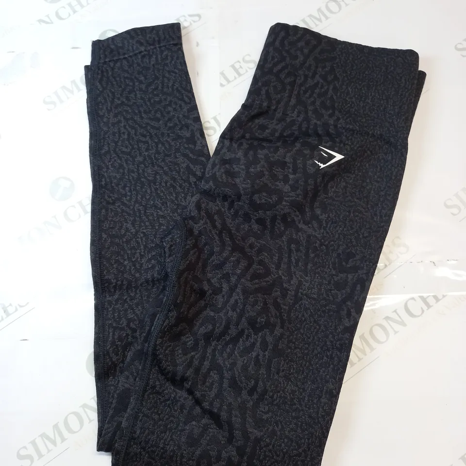 GYMSHARK TRAINING LEGGINGS IN BLACK SIZE MEDIUM