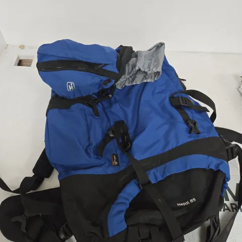 HIGEAR NEPAL 65 RUCKSACK β BLUE/BLACK, 65L