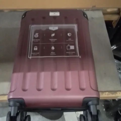 LUGG TRAVEL SUITCASE BURGUNDY 