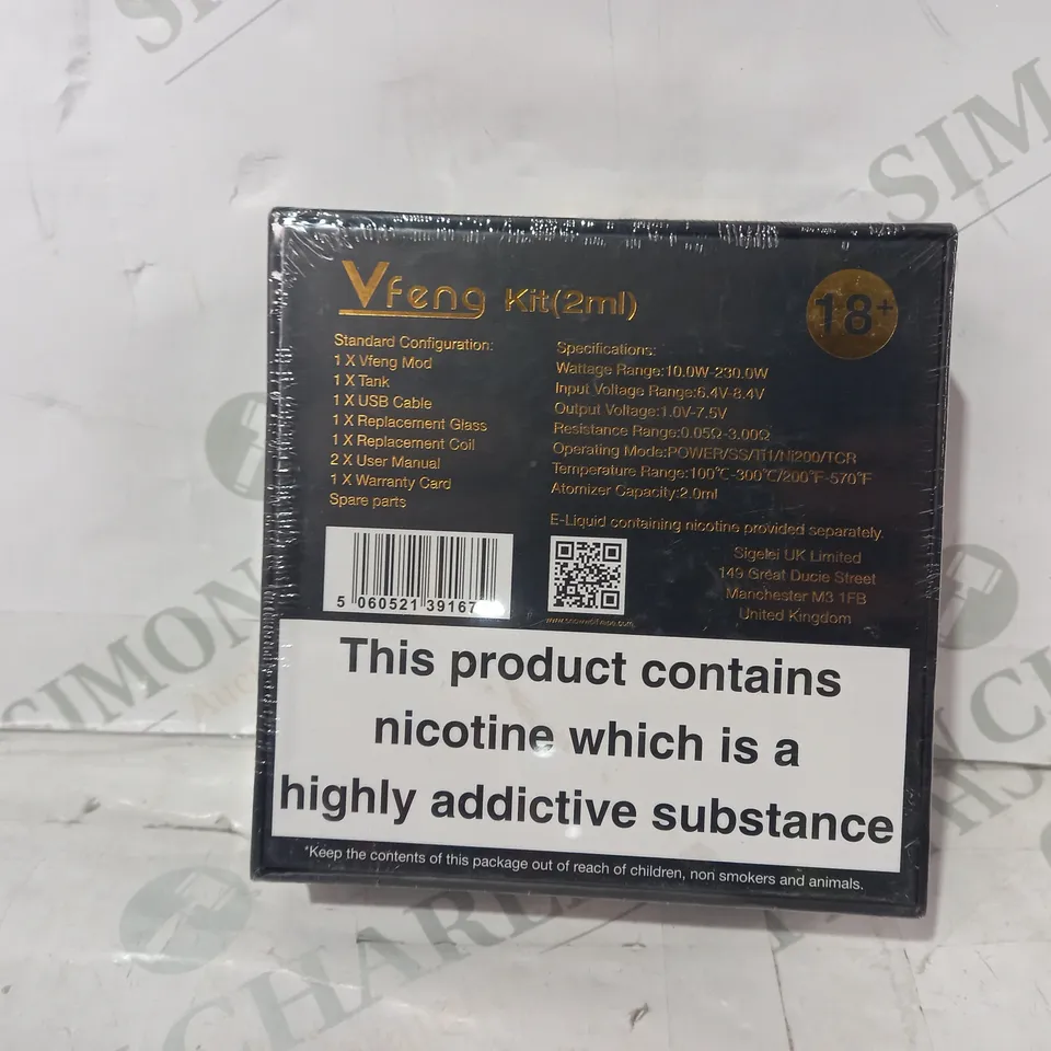 SNOWWOLF VFENG VAPE KIT (2ML) IN DIGITAL DESERT CAMO