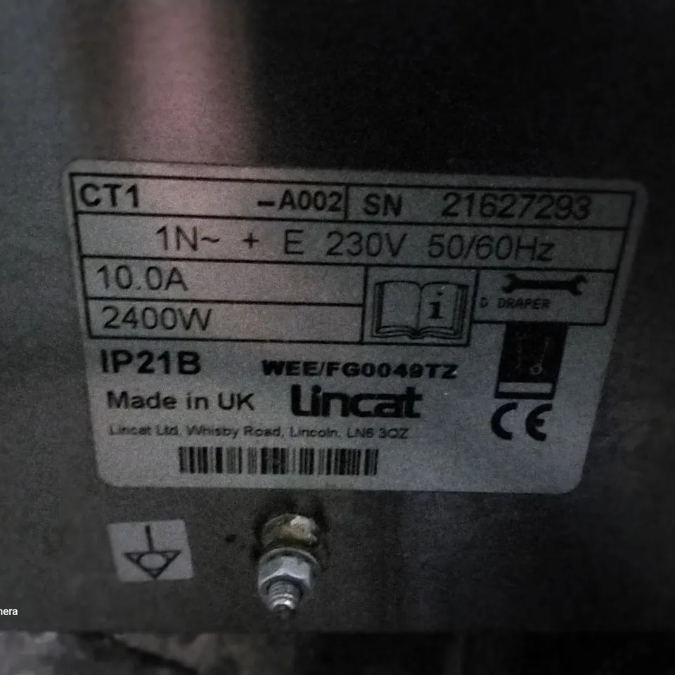 LINCAT CT1 CONVEYOR TOASTER