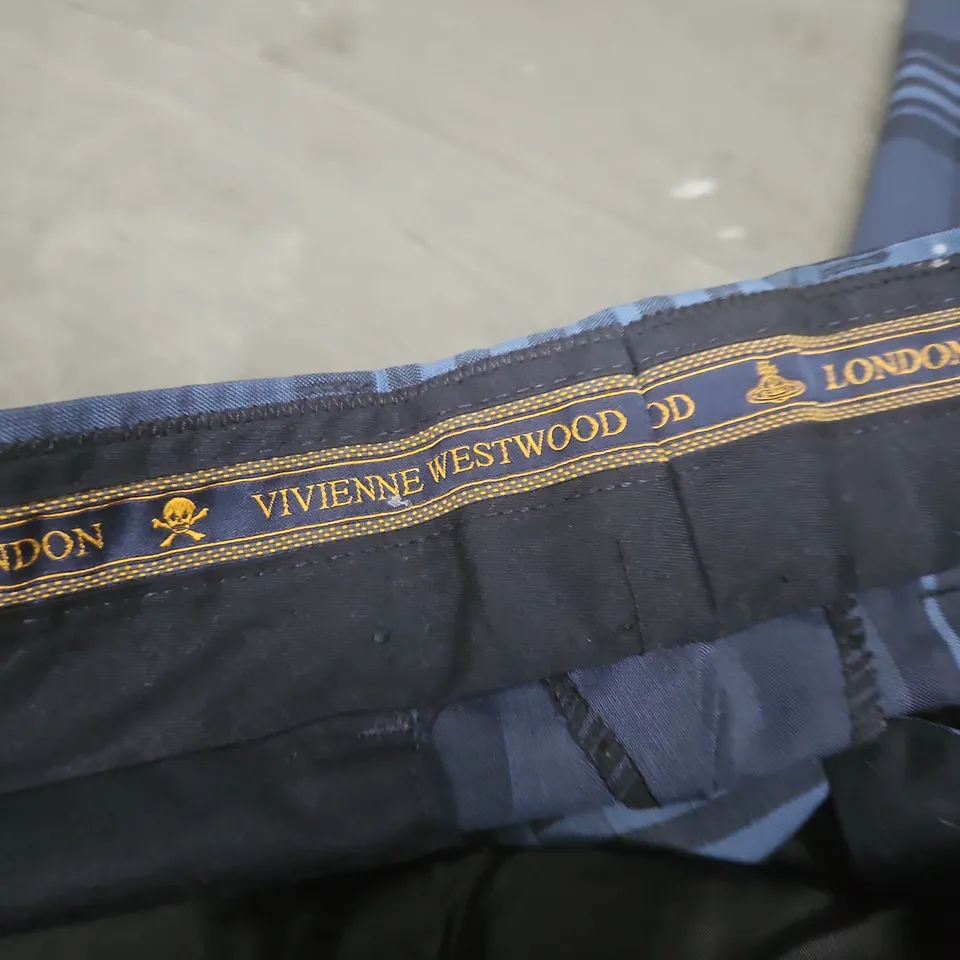 VIVIENNE WESTWOOD CHEQUERED PANTS - SIZE UNSPECIFIED