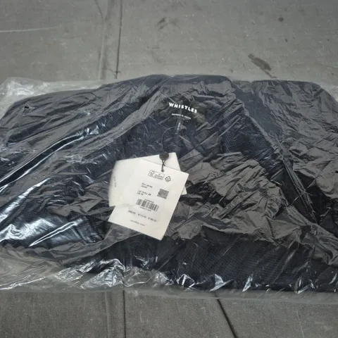 WHISTLES SLIM JERSEY JACKET – UK 14 (EU 42/US 10) – BLACK