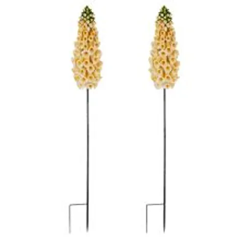 MY GARDEN STORIES SET OF 2 FOXGLOVES GARDEN STAKES