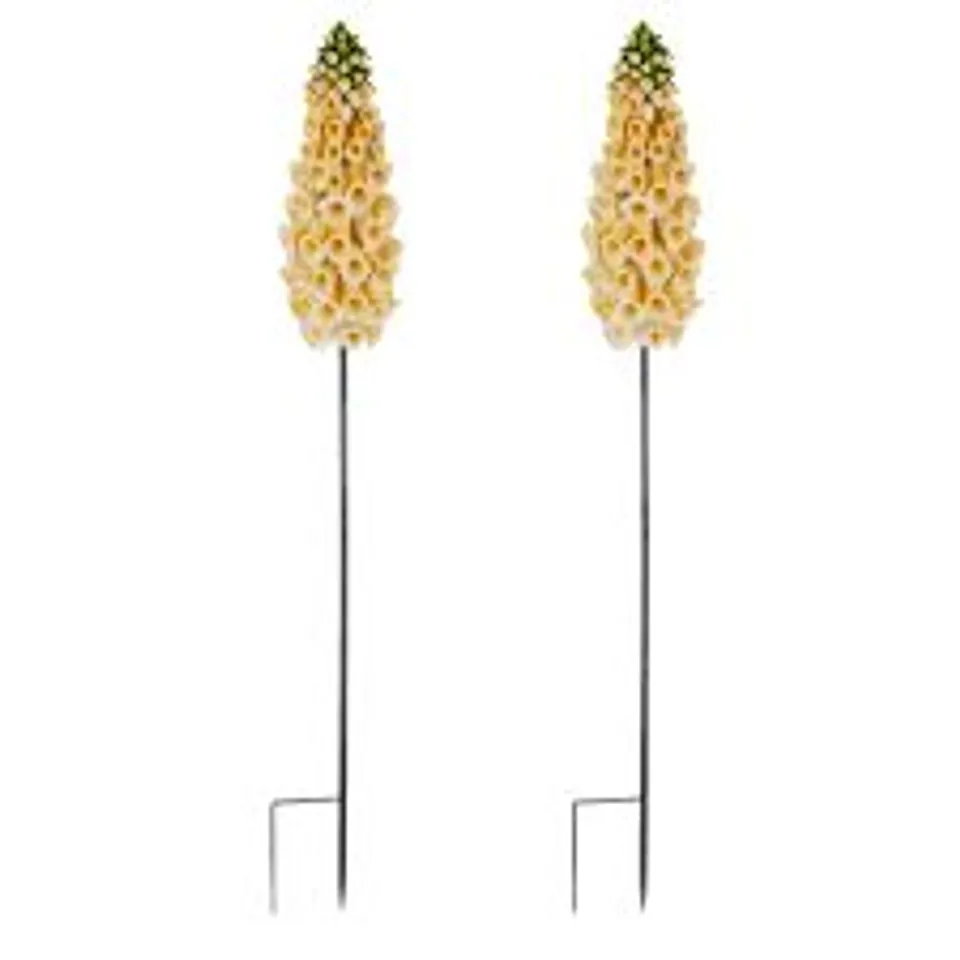 MY GARDEN STORIES SET OF 2 FOXGLOVES GARDEN STAKES