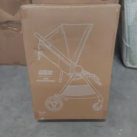 BOXED MAMAS & PAPAS LIBRO PUSHCHAIR/STROLLER - NATURAL