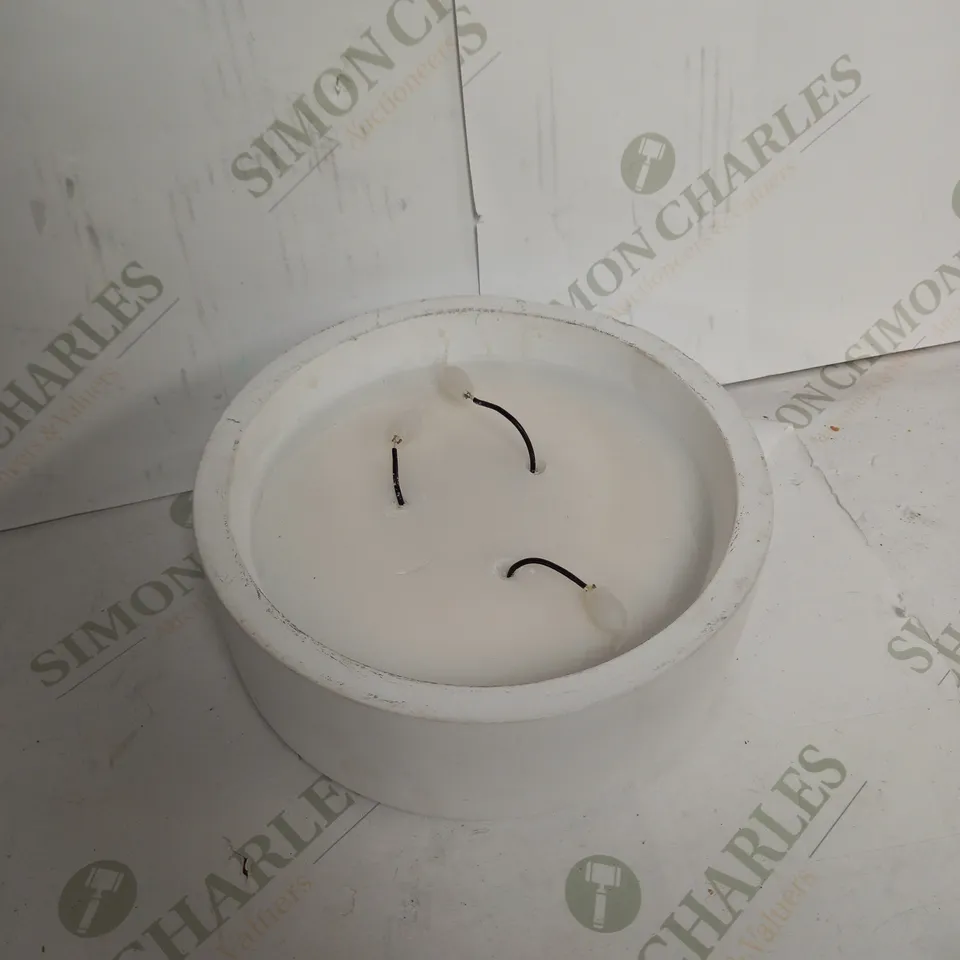 HOMEWORX BY HARRY SLATKIN SET OF FACETED 3 WICK CANDLES - 2/3 IN BOX