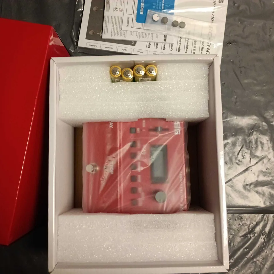 BOSS LOOP STATION RC-500 – RED, BOXED