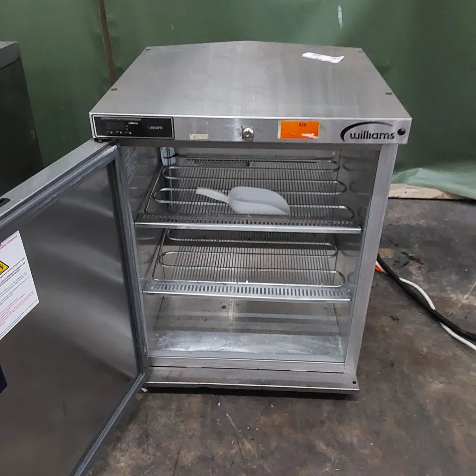 WILLIAMS LA135SA R290 R1 AMBER COMMERCIAL UNDER COUNTER FREEZER