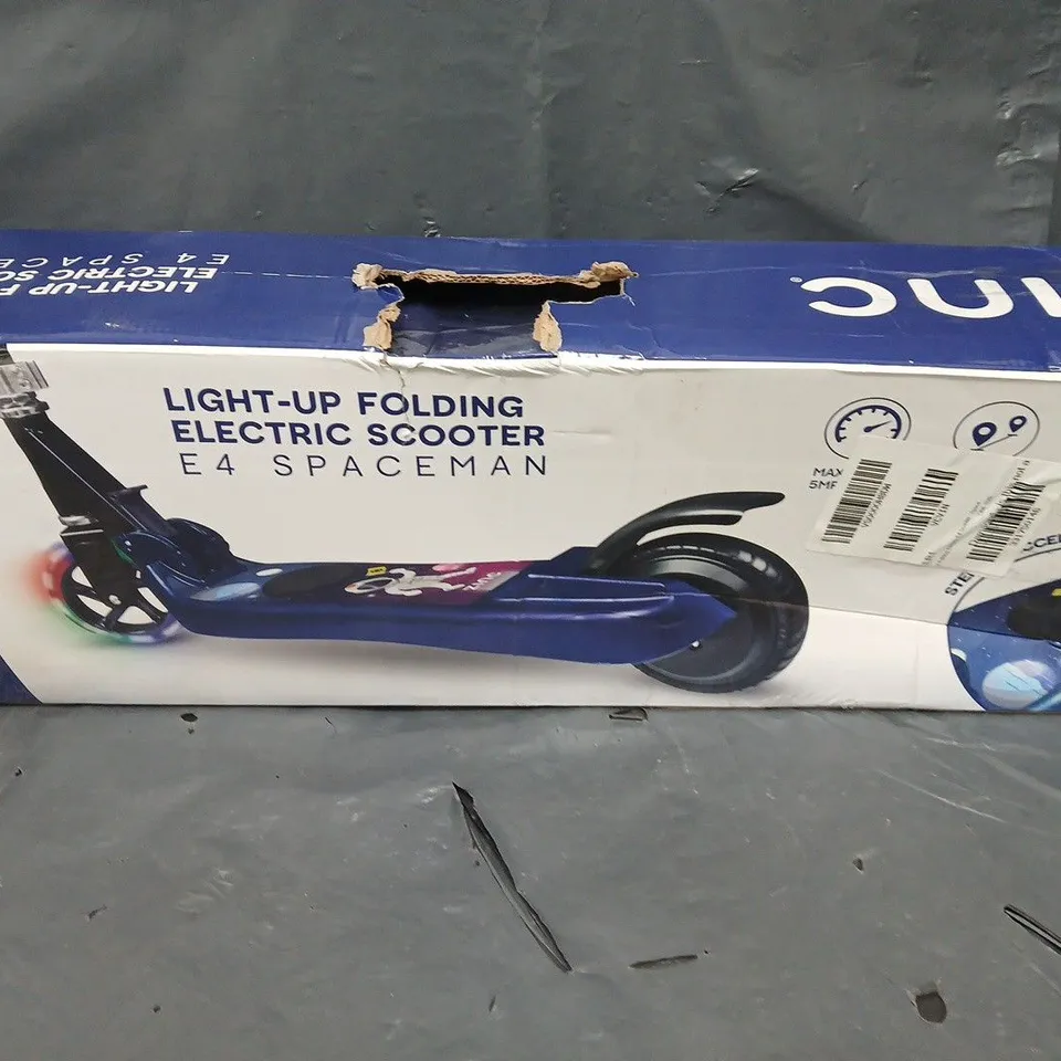 ZINC FOLDING ELECTRIC E4 SCOOTER - SPACE RRP £119.99