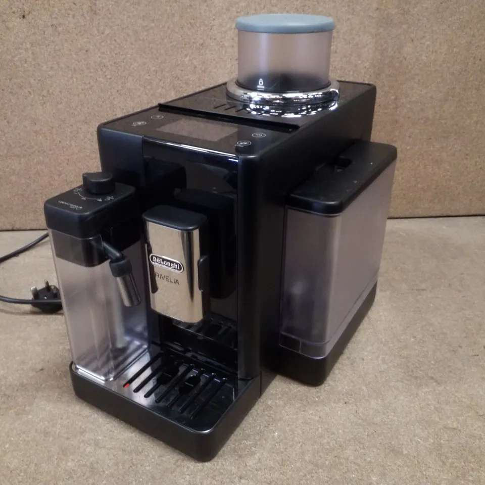 BOXED DĒLONGHI RIVELIA BEAN TO CUP COFFEE MACHINE - ONYX BLACK 