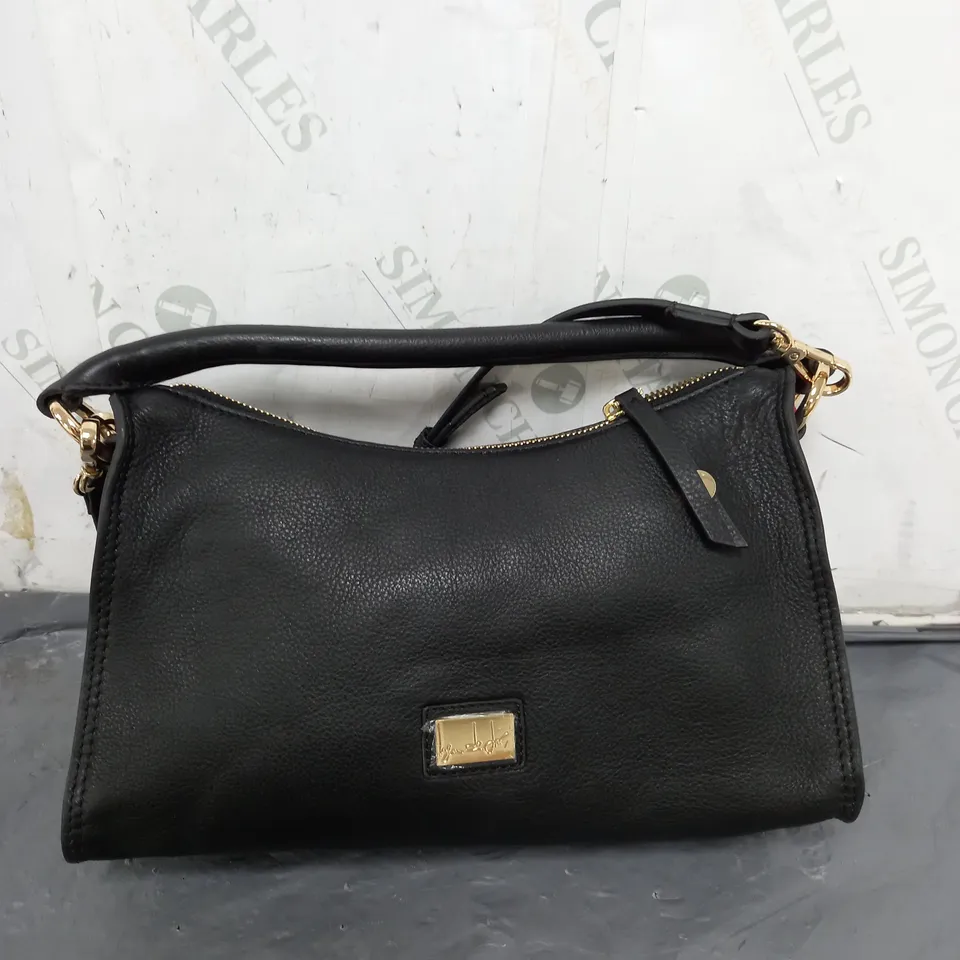 BEN DE LISI ISLIP LEATHER ZIP TOP SLOUCH 