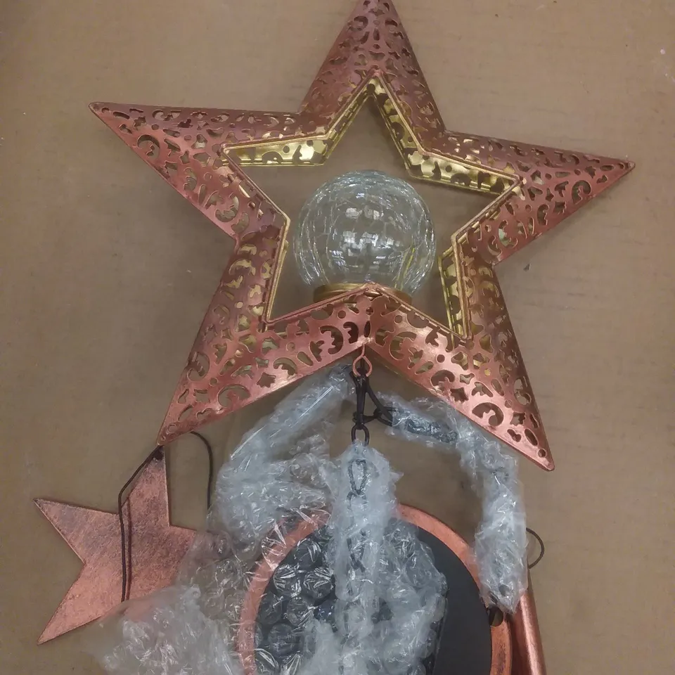 BOXED SOLAR LED WIND-CHIME - STAR