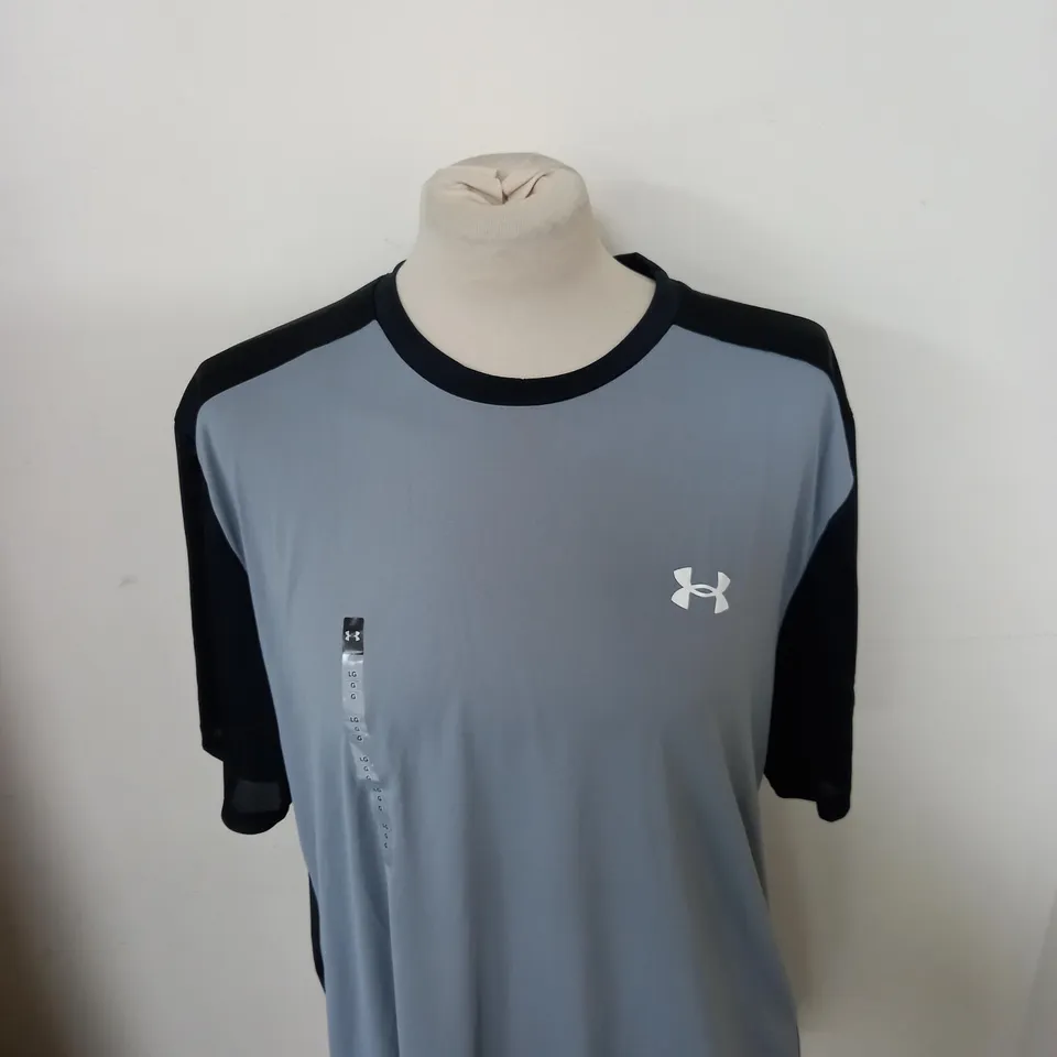 UNDER ARMOUR LOGO CASUAL T-SHIRT SIZE L