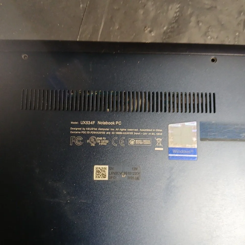 ASUS UX534F NOTEBOOK PC – BLUE ZENBOOK