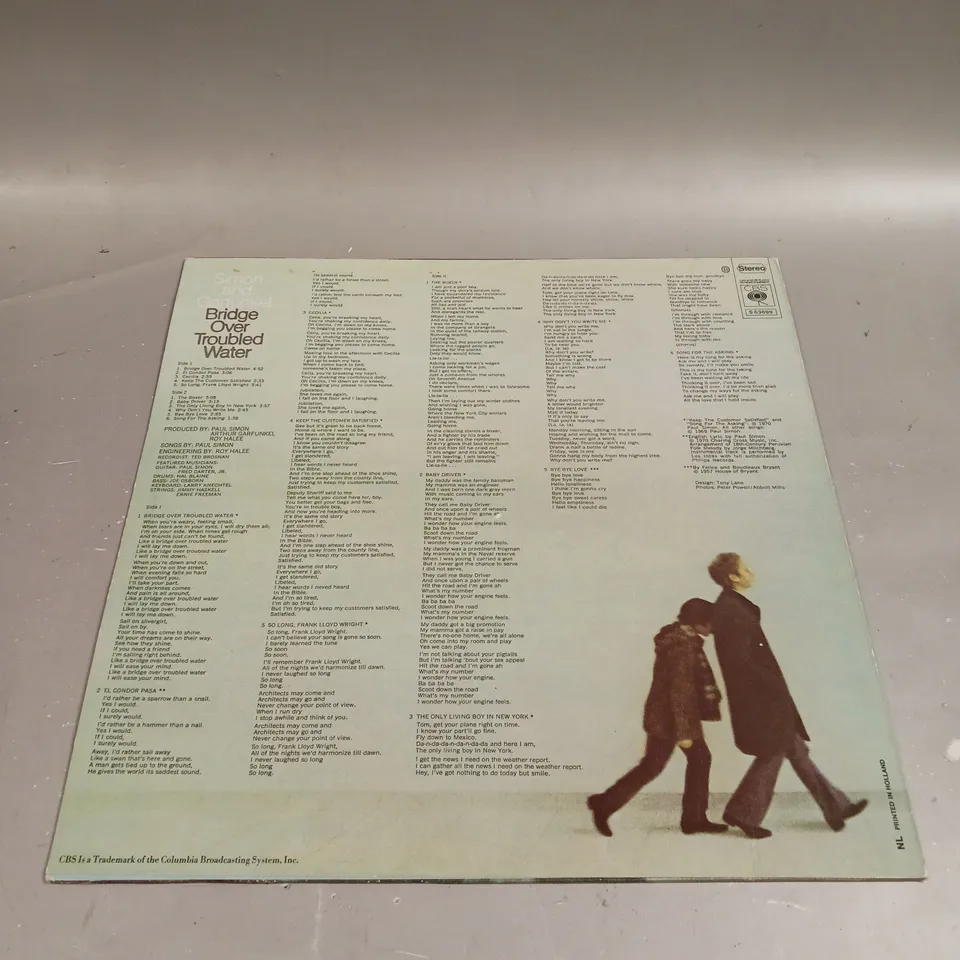 SIMON AND GARFUNKEL BRIDGE OVER TROUBLED WATER VINYL 