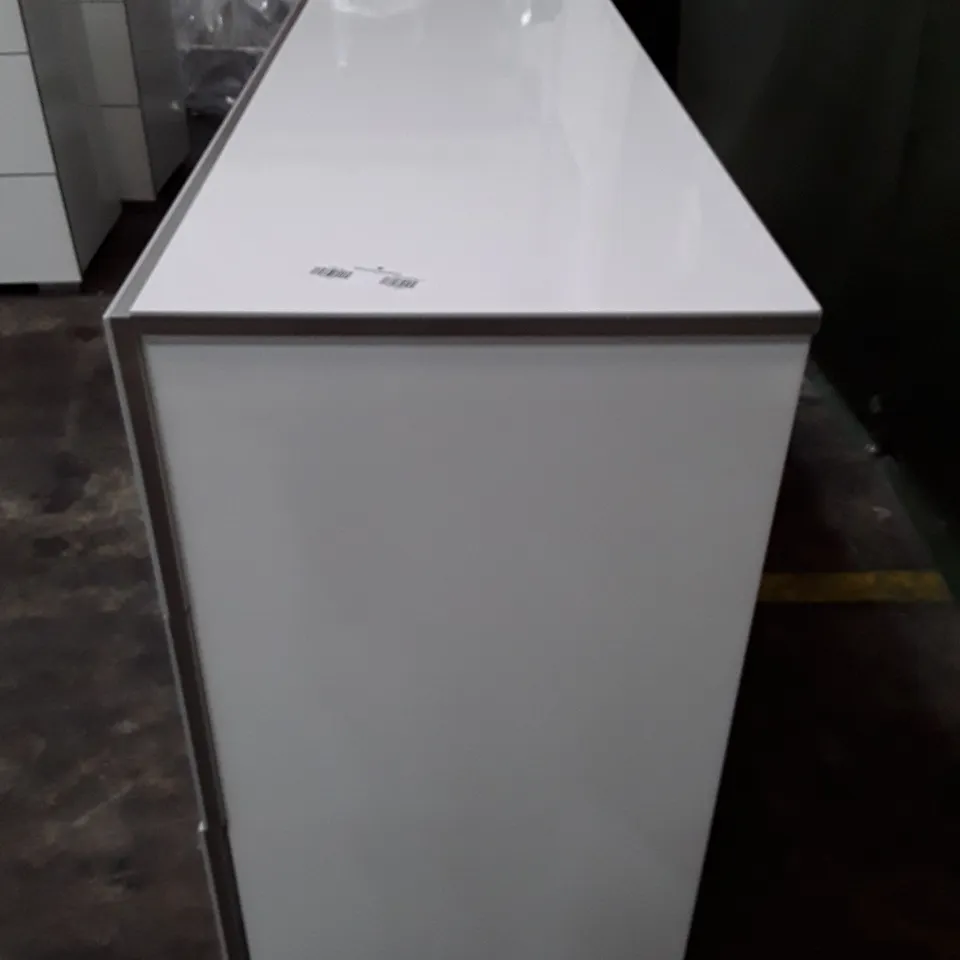 6 DRAWER CHEST OF DRAWERS - GLOSS WHITE