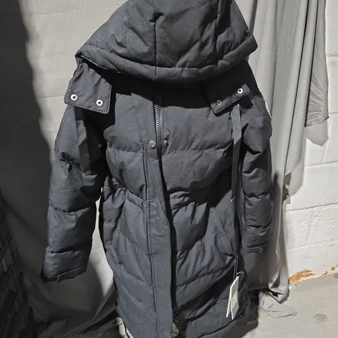 TRESPASS COLTER FEMALE RAINWEAR JACKET IN BLACK- MEDIUM