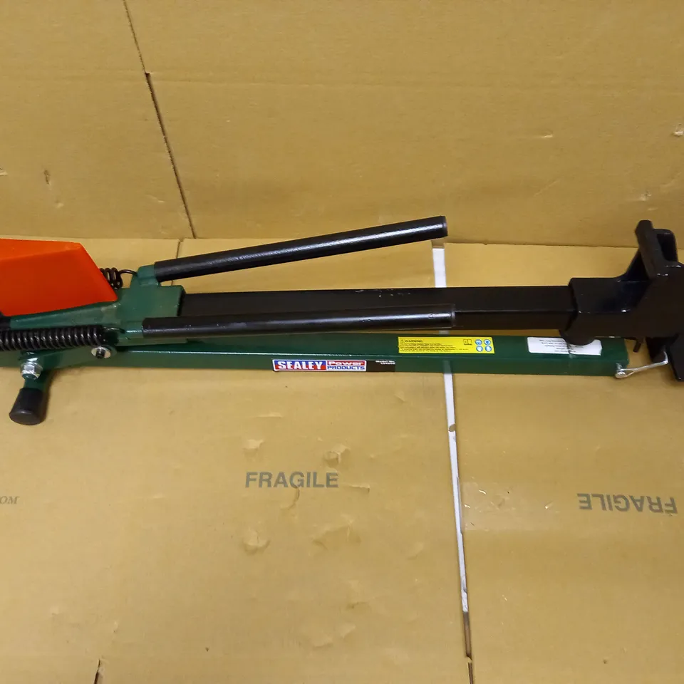 SEALEY HORIZONTAL FOOT OPERATED LOG SPLITTER