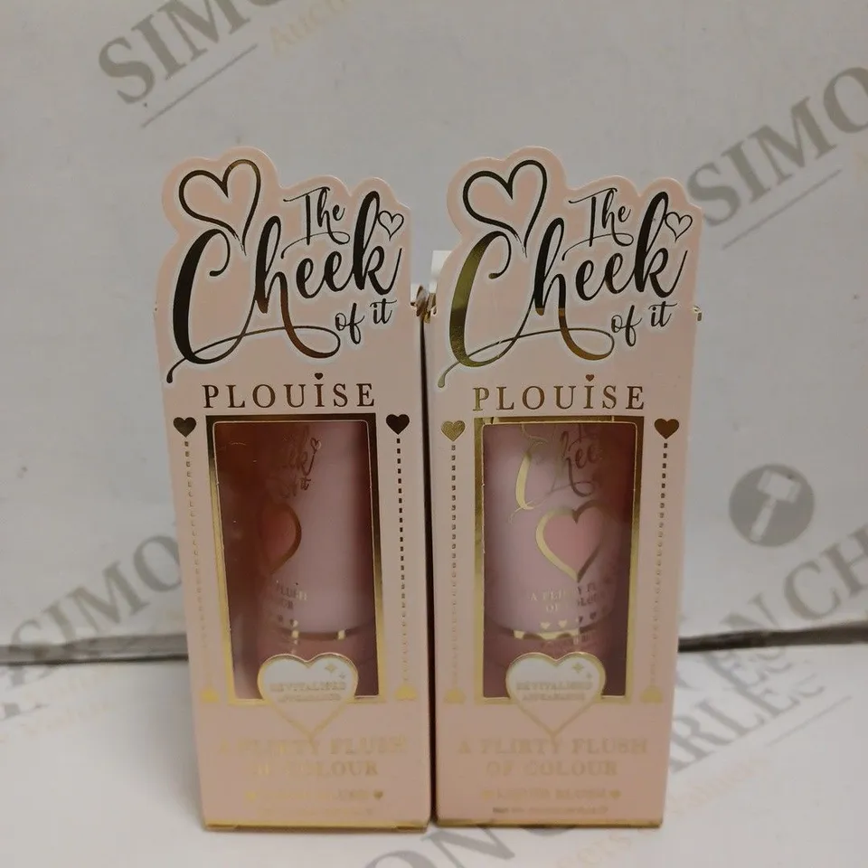 BOX OF 2 PLOUISE THE CHEEK OF IT LIQUID BLUSH. 