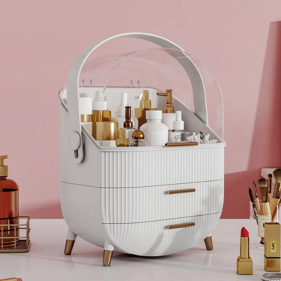 BOXED CHILDERS PLASTIC MAKEUP ORGANISER (1 BOX)