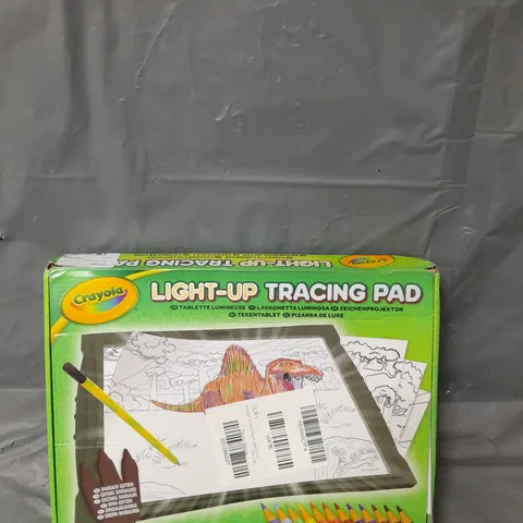 BOXED CRAYOLA DINOSAUR LIGHT-UP TRACING PAD