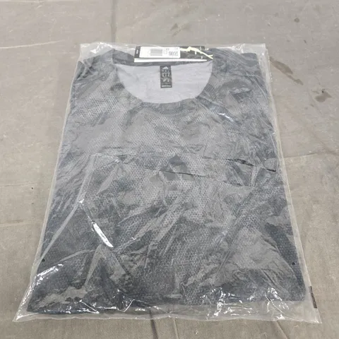 ADIDAS POWER AOP TEE – GREY/BLACK, UK XL