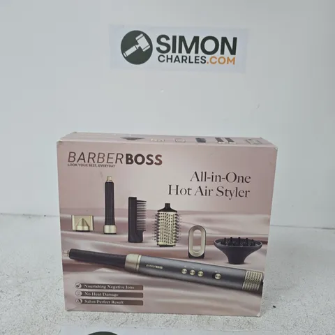 BARBERBOSS ALL-IN-ONE HOT AIR STYLER – BOXED