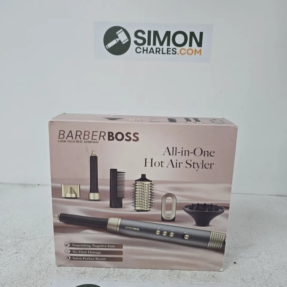 BARBERBOSS ALL-IN-ONE HOT AIR STYLER – BOXED