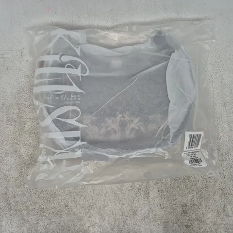 BAGGED KILLSTAR GOLD LOCK EMBROIDERED SHOULDER BAG IN BLACK