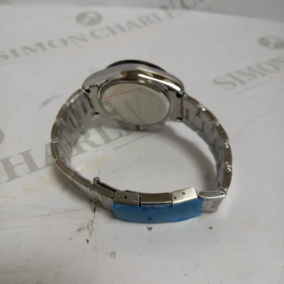 MENS ZIHLMANN & CO Z400 WATCH – CHRONOGRAPH MOVEMENT – STAINLESS STEEL STRAP – WHITE DIAL – 3ATM WATER RESISTANT 