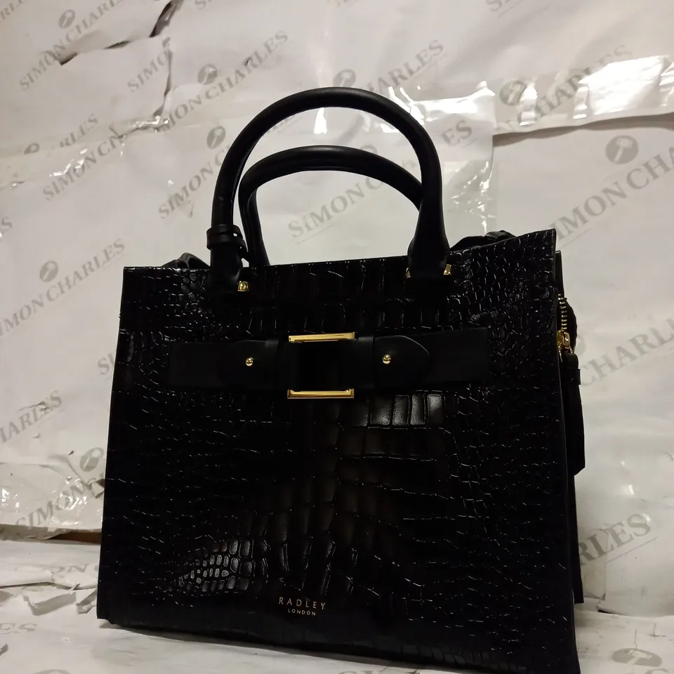 RADLEY LONDON BLACK LEATHER HANDBAG 