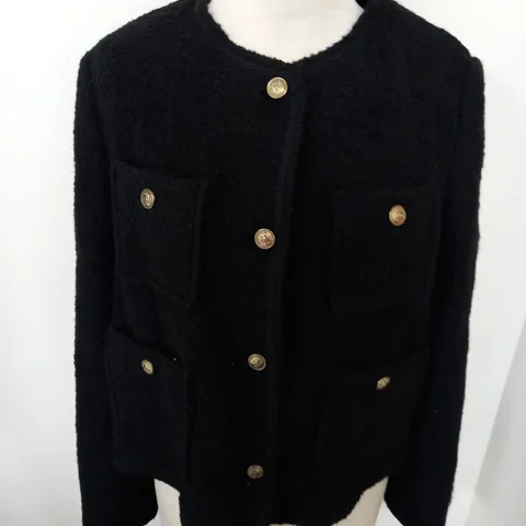 MASSIMO DUTTI MULTI POCKETED LONG SLEEVE JACKET - EUR M