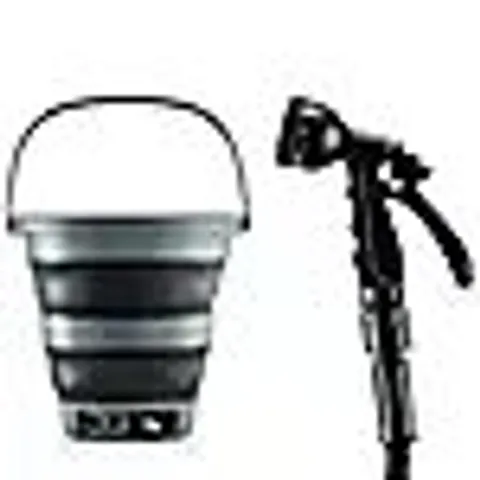 SFIXX RECHARGEABLE CORDLESS PRESSURISED BUCKET W/ HOSE BLACK
