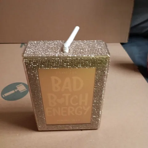 PLOUISE BAD BITCH ENERGY LIP OIL AND LIP CONDITIONER DUO IN A GOLD GLITTER BOX