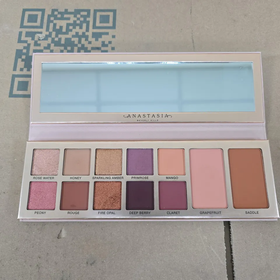 ANASTASIA BEVERLY HILLS EYESHADOW PALETTE – PINK CASE, 12 SHADES