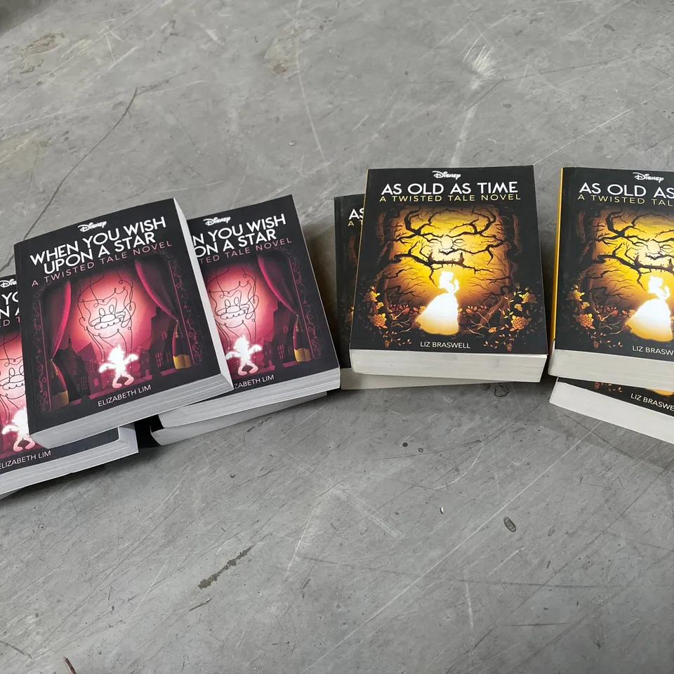 BOX OF APPROXIMATELY 10 ASSORTED BOOKS TO INCLUDE: WHEN YOU WISH UPON A STAR, AS OLD AS TIME