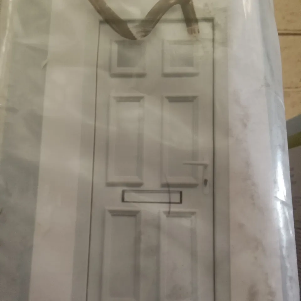 GEOM 2055 X 840MM PVCU 6 PANNEL 2 LITE FRONT DOOR