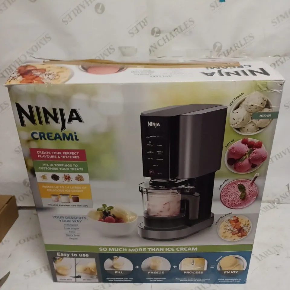 NINJA CREAMI ICE CREAM & DESSERT MAKER