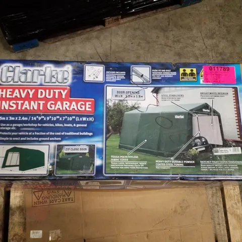 BOXED CLARKE INSTANT GARAGE 