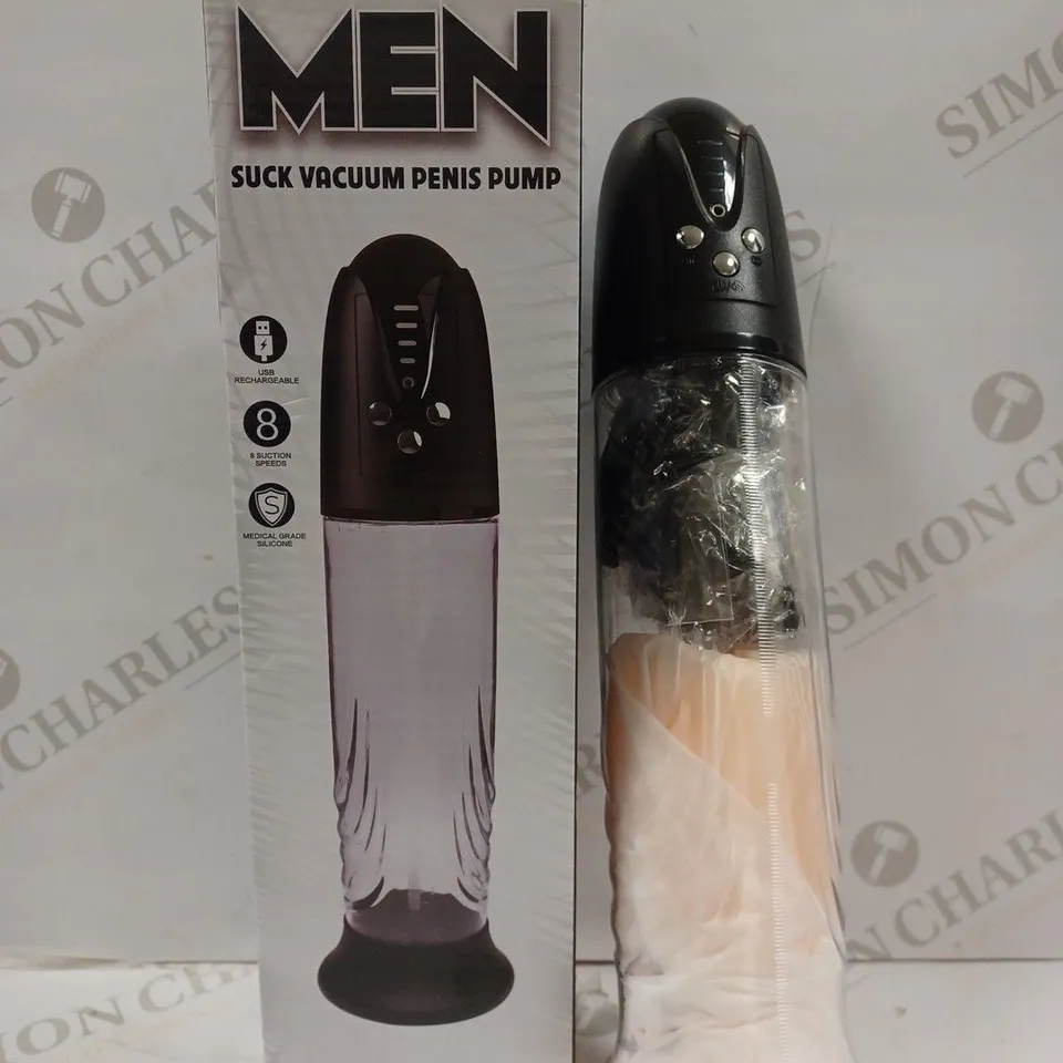 BOXED THINK BIGGER VACUUM PENIS PUMP FOR MEN 