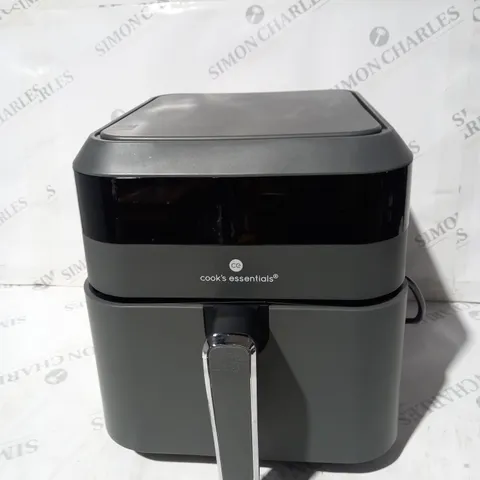 BOXED COOK'S ESSENTIALS 5.8L AIR FRYER, SLATE GREY